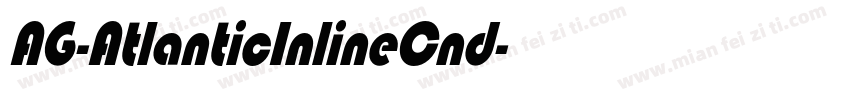 AG-AtlanticInlineCnd字体转换