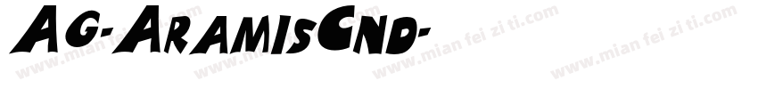 AG-AramisCnd字体转换