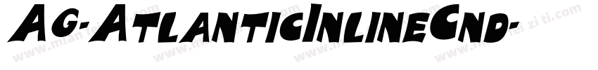 AG-AtlanticInlineCnd字体转换