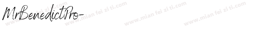 MrBenedictPro字体转换