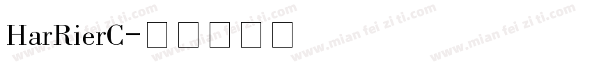 HarRierC字体转换