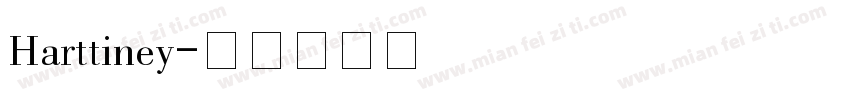 Harttiney字体转换
