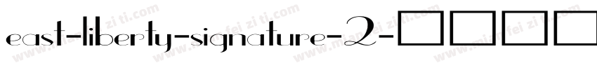 east-liberty-signature-2字体转换