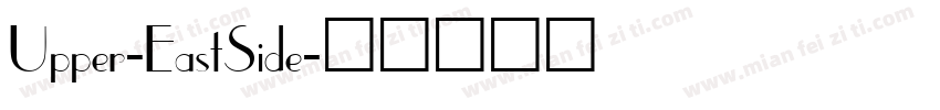 Upper-EastSide字体转换
