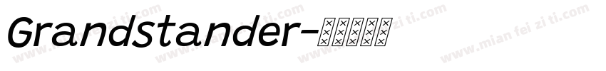 Grandstander字体转换