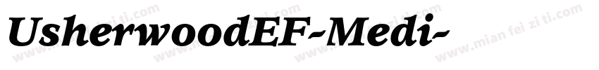 UsherwoodEF-Medi字体转换