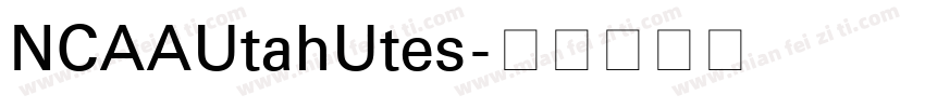 NCAAUtahUtes字体转换