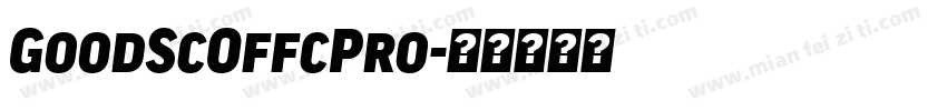 GoodScOffcPro字体转换