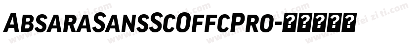 AbsaraSansScOffcPro字体转换