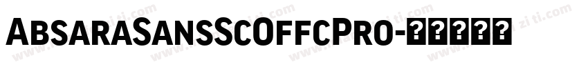 AbsaraSansScOffcPro字体转换