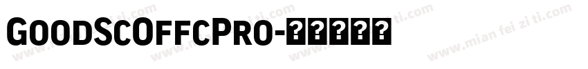 GoodScOffcPro字体转换