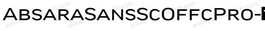 AbsaraSansScOffcPro字体转换