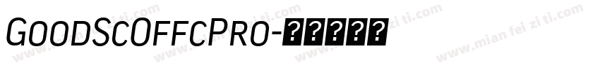 GoodScOffcPro字体转换