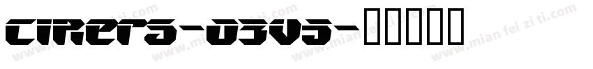cikers-03v5字体转换