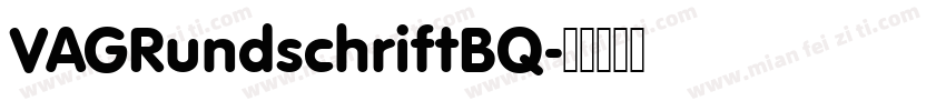 VAGRundschriftBQ字体转换