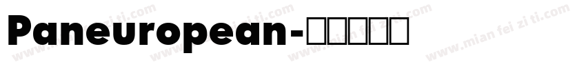 Paneuropean字体转换