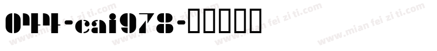 044-cai978字体转换