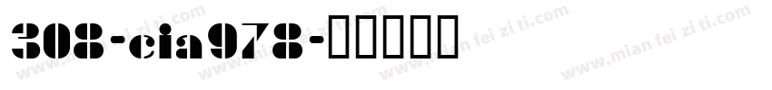 308-cia978字体转换