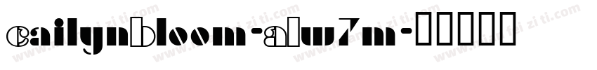 CailynBloom-ALw7m字体转换