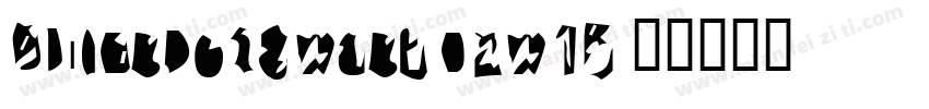 BlinspotSwash-gxw15字体转换