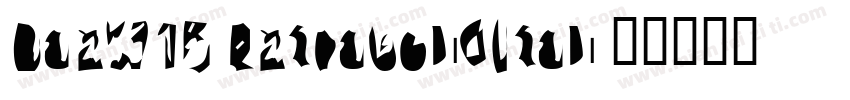 DaxW15-ExtraboldItal字体转换