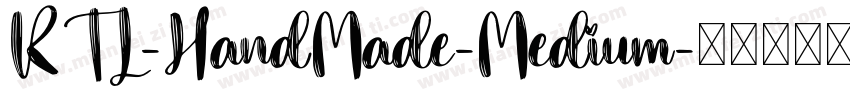 RTL-HandMade-Medium字体转换