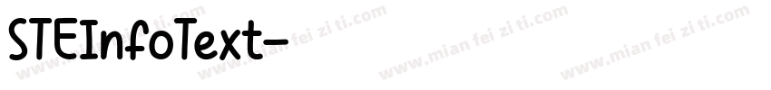 STEInfoText字体转换