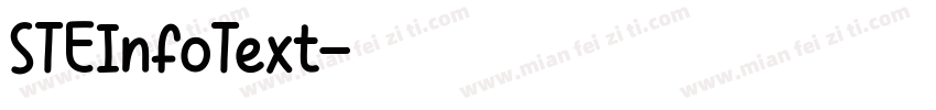 STEInfoText字体转换