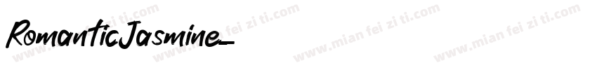 RomanticJasmine字体转换