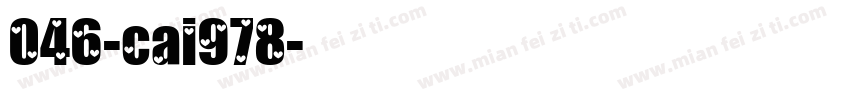 046-cai978字体转换