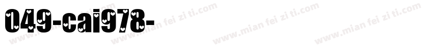 049-cai978字体转换