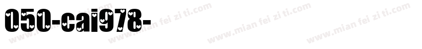 050-cai978字体转换