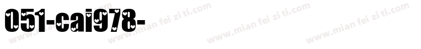 051-cai978字体转换