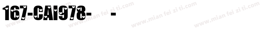 167-CAI978-普通字体转换