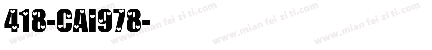 418-CAI978字体转换