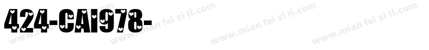 424-CAI978字体转换