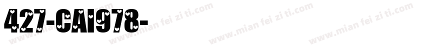 427-CAI978字体转换