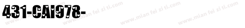 431-CAI978字体转换