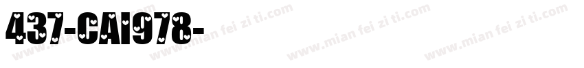 437-CAI978字体转换