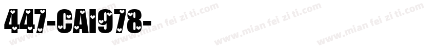 447-CAI978字体转换