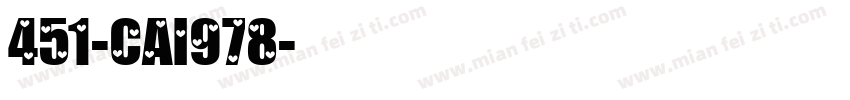 451-CAI978字体转换