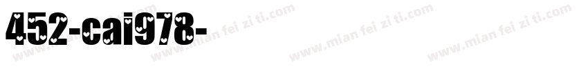 452-cai978字体转换
