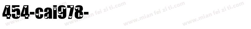 454-cai978字体转换