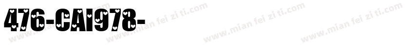 476-CAI978字体转换