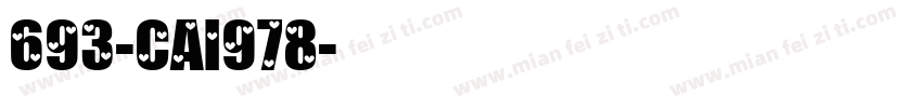 693-CAI978字体转换