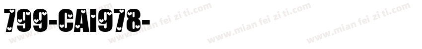 799-CAI978字体转换