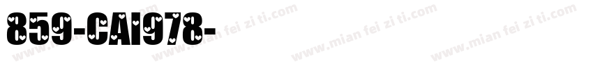 859-CAI978字体转换