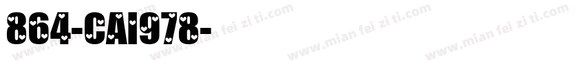 864-CAI978字体转换