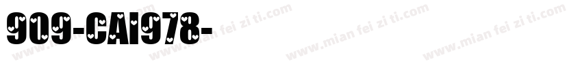 909-CAI978字体转换