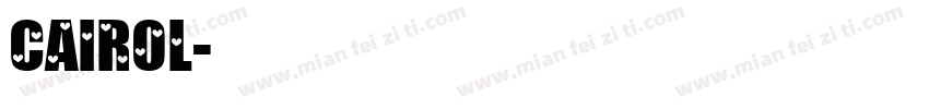 CAIROL字体转换